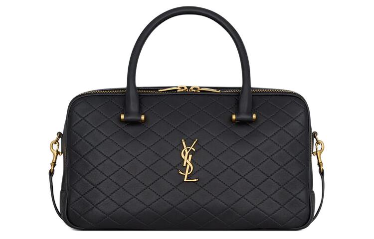 SAINT LAURENT CASSANDRE Lambskin Crossbody Bag, Shoulder Bag Women's Black