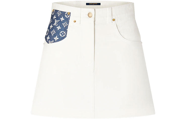 LOUIS VUITTON SS22 Casual Short Skirts Women's White