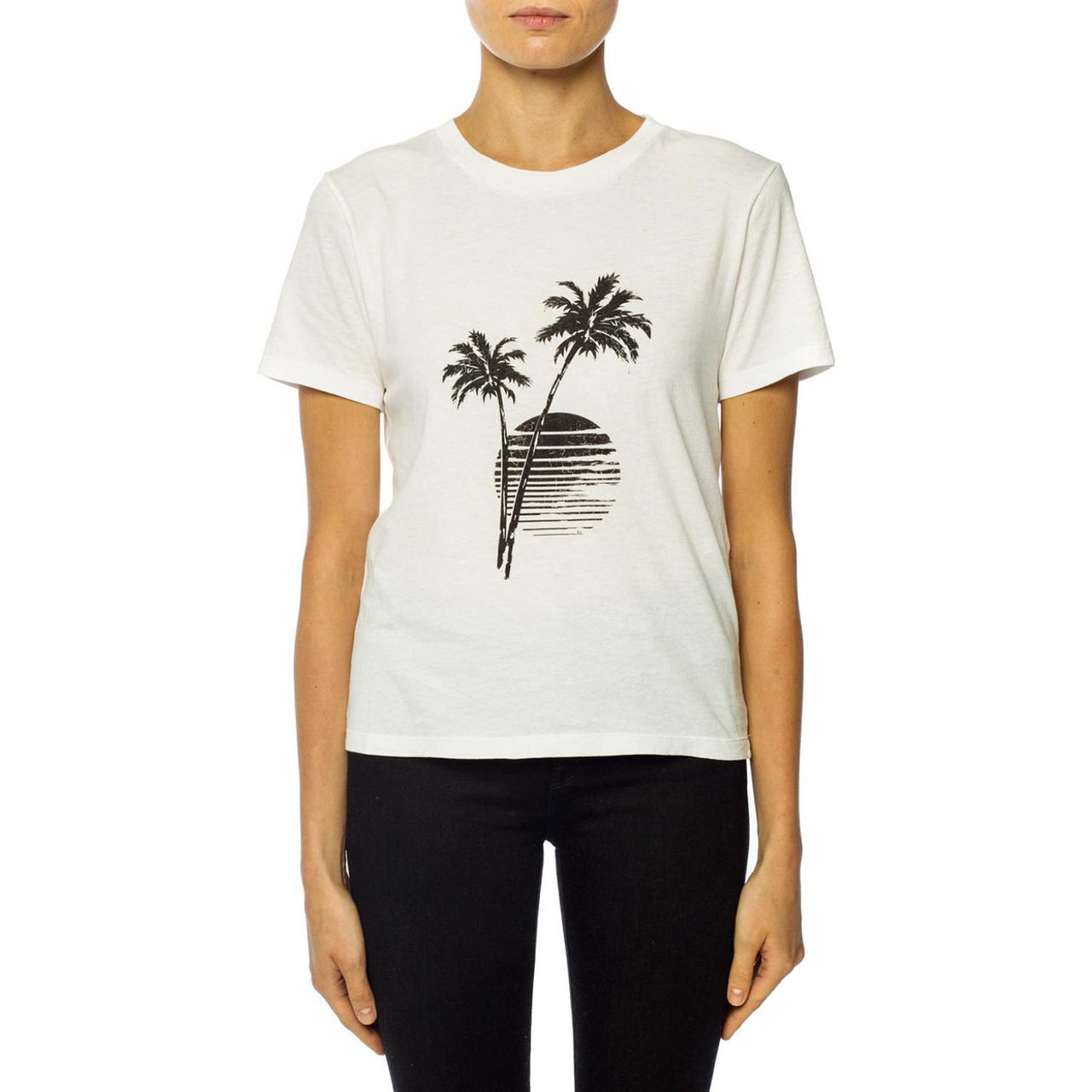 SAINT LAURENT T-Shirts Women's White