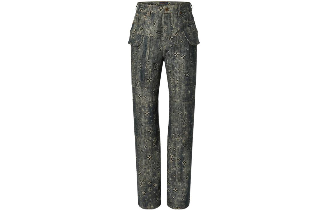 LOUIS VUITTON Lv Fall Series Casual Pants Men's Umber