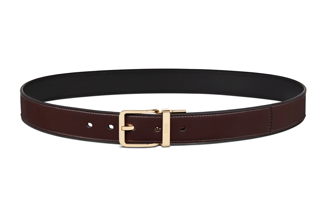 DIOR Fashion Comfortable Pin Buckle Cow Leather Belts Men's Black/Brown Width 3cm