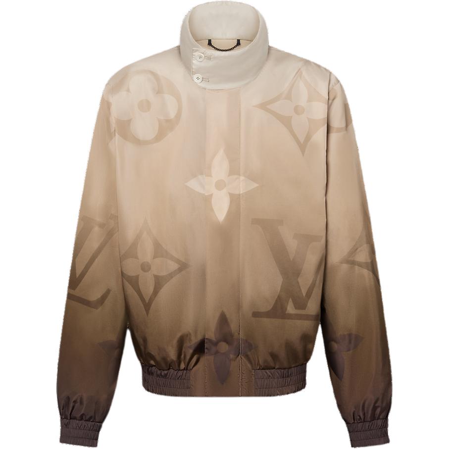 LOUIS VUITTON Monogram Printed Light Nylon Windbreaker