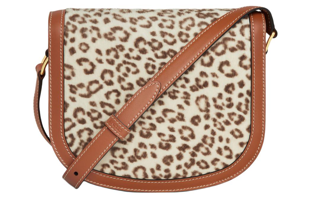 CELINE Besace Calfskin Handbag Shoulder Bag Crossbody Bag Women's Brown