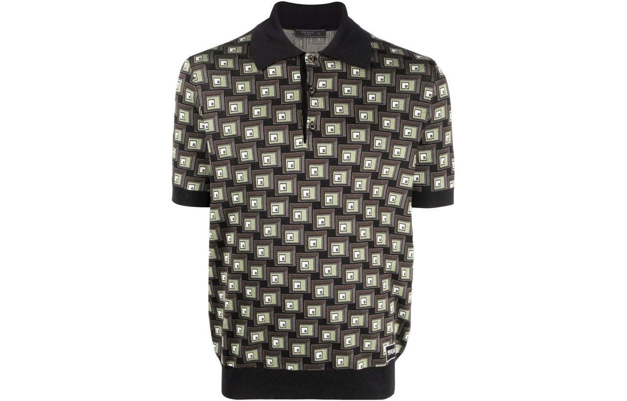 PRADA Polo Shirt Men's Multicolor