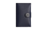 HERMES Evercolor Calfskin Card Holder Regular Men's Midnight Blue