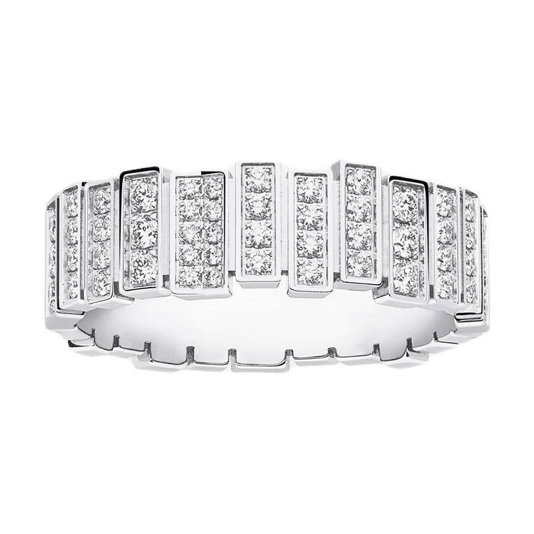 DIOR 18K White Gold Rings Women's Silver