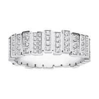 DIOR 18K White Gold Rings Women's Silver