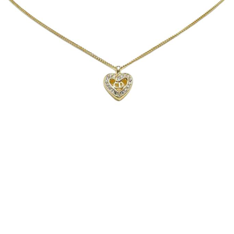 DIOR Cd Heart pendant Necklace