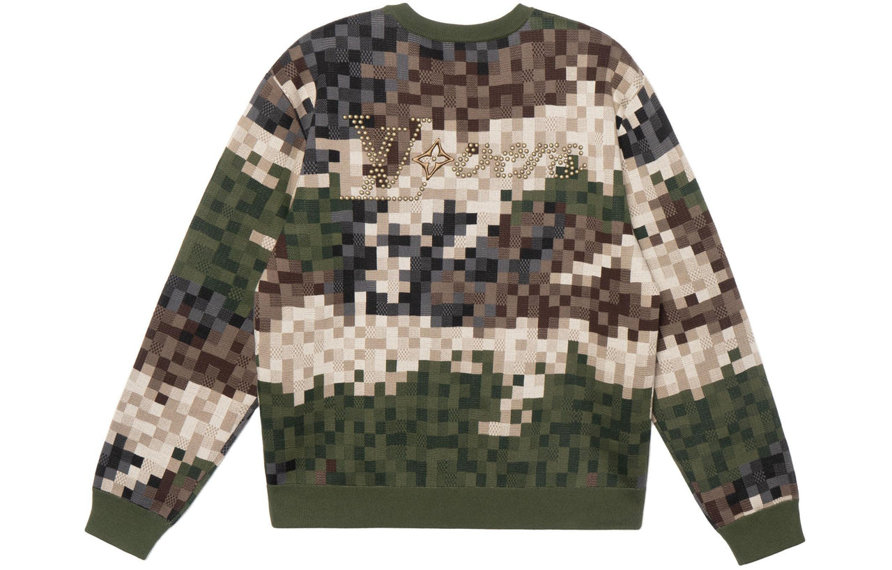 LOUIS VUITTON 1AGHTQ Damier Cotton Jacquard Pullover