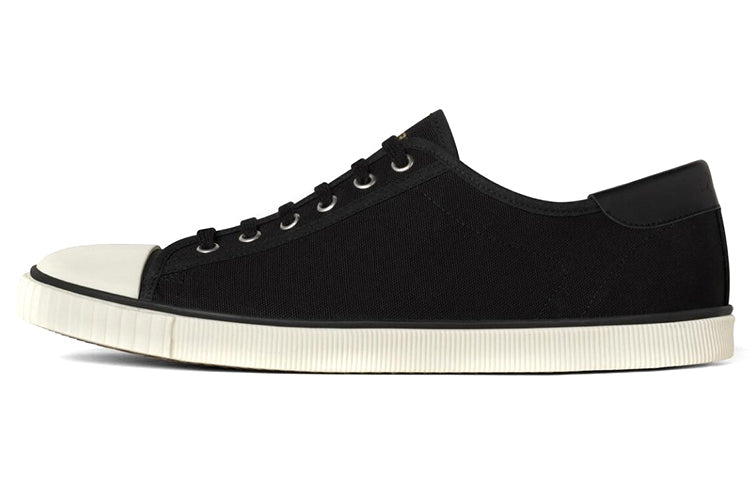 CELINE Blank Low Top Stylish Skateboarding Shoes Men's Black