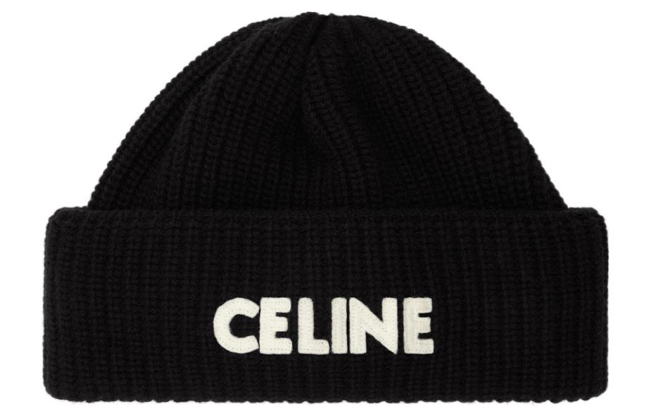 CELINE Beanie In Ribbed Wool
