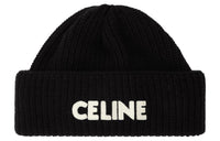 CELINE Beanie In Ribbed Wool