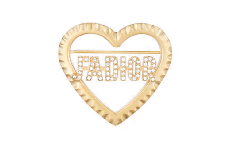DIOR J'ADIOR Brooches Women's Gold