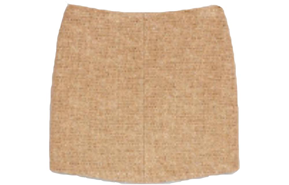 CELINE Casual Short Skirts Women's Gold
