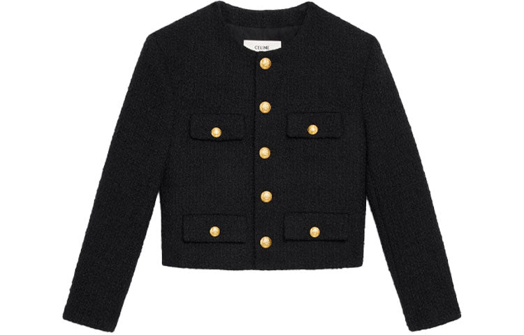 CELINE Jackets & Coats Women's Black