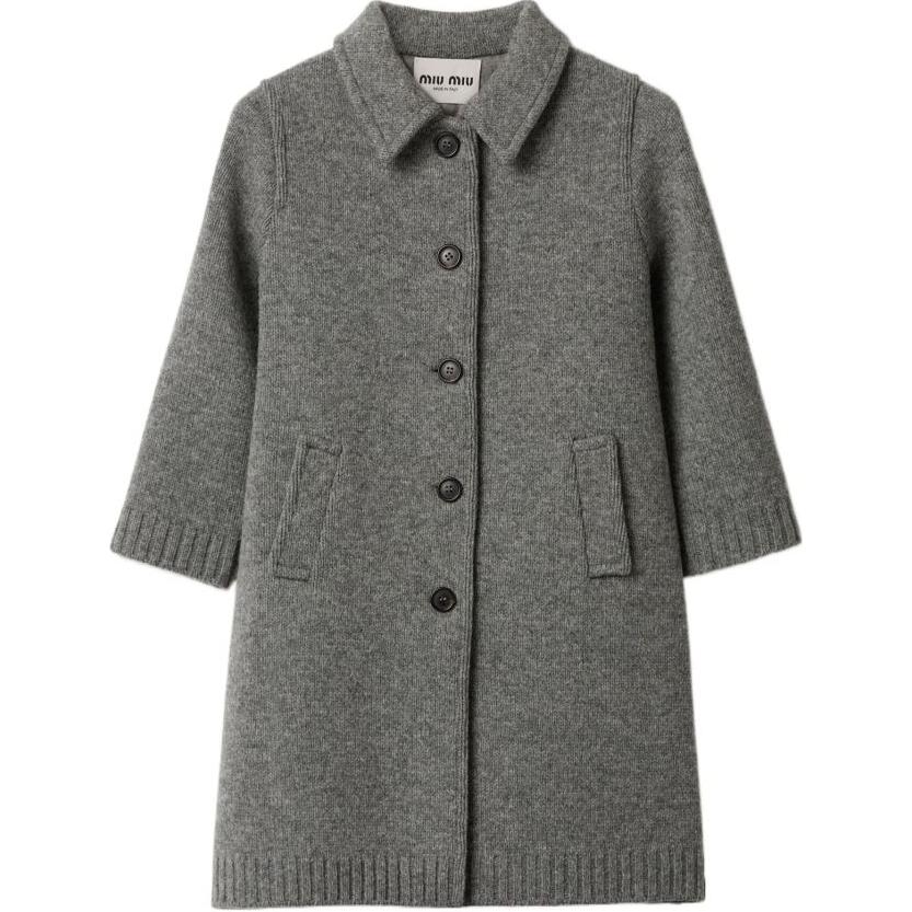 MIU MIU Coats Women's Gray
