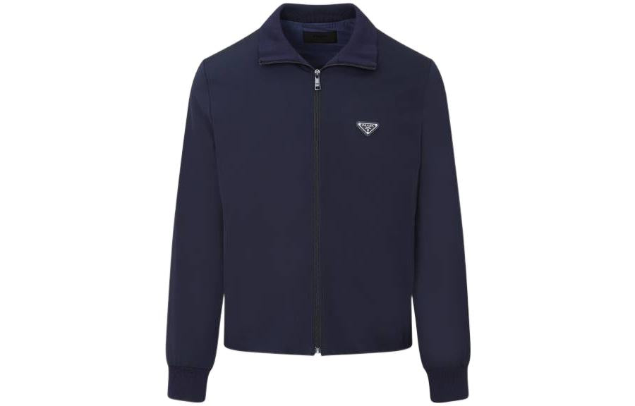 PRADA Triangle logo Zip up Jacket