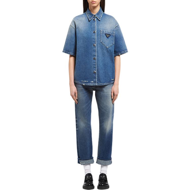 PRADA Shirts Women's Blue