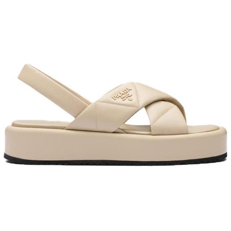 PRADA Beach Sandals Women's Beige