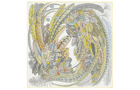 HERMES Silk Scarves Women's Yellow