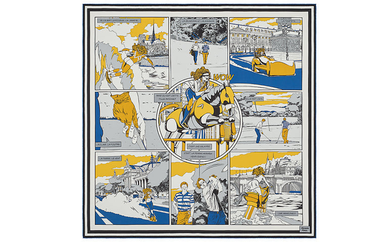 HERMES Silk Scarves Women's Multicolor