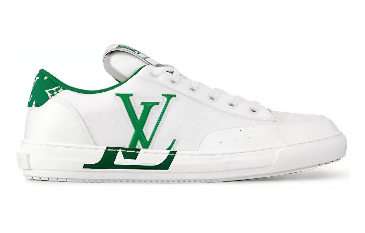 LOUIS VUITTON Charlie Sneakers 'White With Two Toned Green'