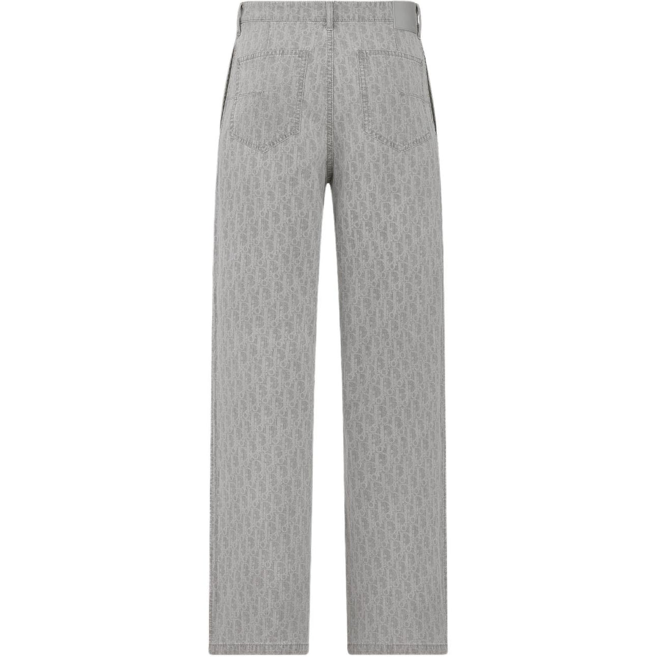 DIOR Monogrammed Straight Leg Jeans