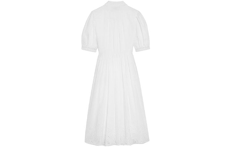 CELINE FW21 Long Sleeved Dress Women's White