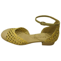 CHANEL 22P Casual Single Shoes Women's Yellow