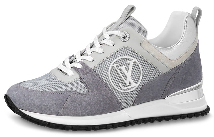 LOUIS VUITTON Run Away Sneakers 'Grey Mesh With Logo' Women's