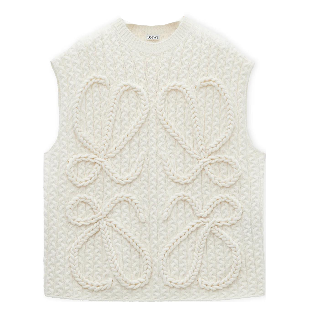 LOEWE Anagram Vest 'White'