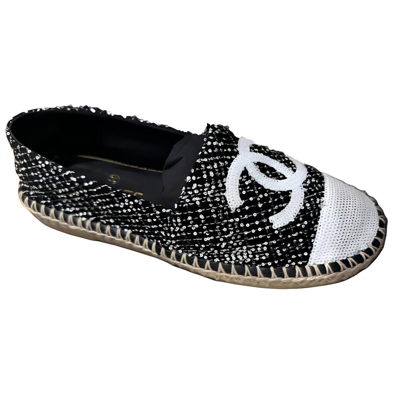 CHANEL Espadrilles Women's Black