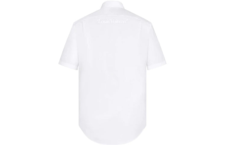 LOUIS VUITTON X Nigo Embroidered Squared Lv Regular Ss Shirt