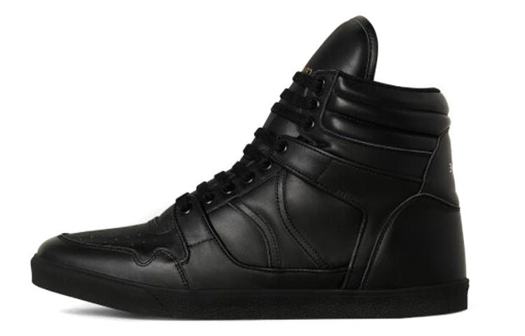 CELINE Break High Top Skateboard Shoes Men's Black