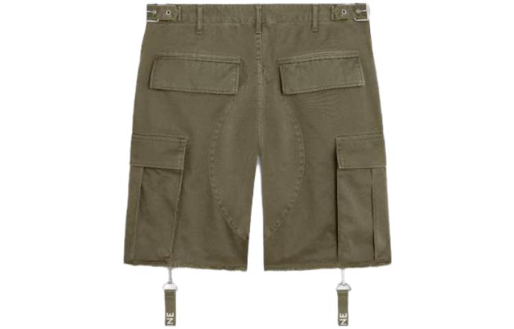 CELINE Strap Detailed Bermuda Shorts