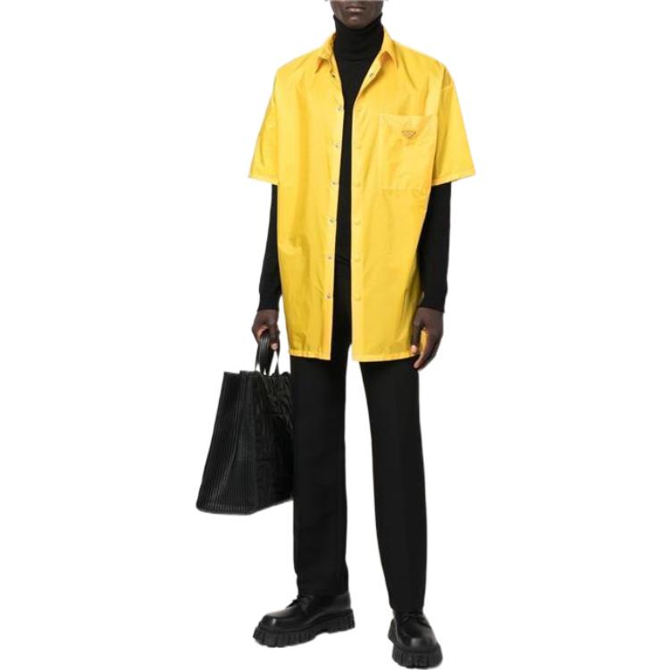 PRADA Shirts Men Yellow