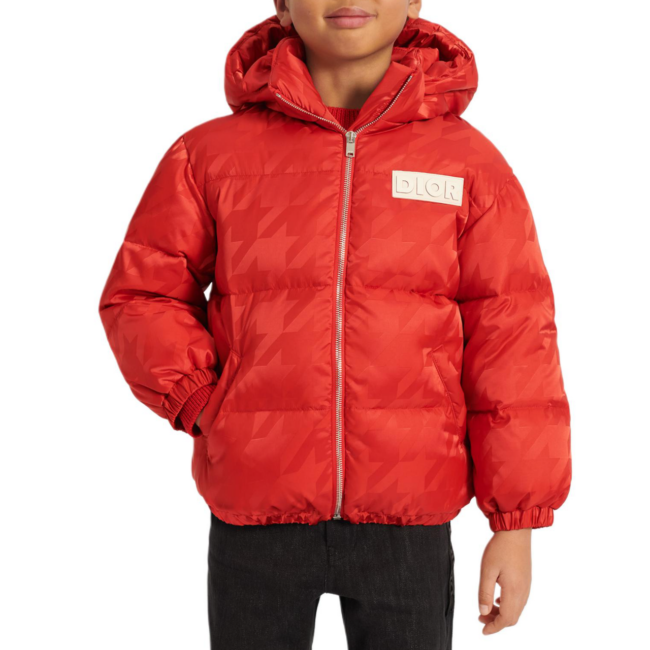 DIOR Down Jacket SS25 Red Kids'