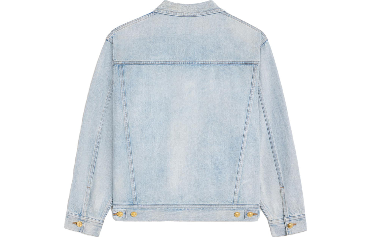 CELINE SS23 Denim Jacket Women's Light Blue