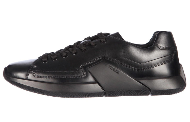 PRADA Cushioning Low-Top Casual Shoes Men's Black