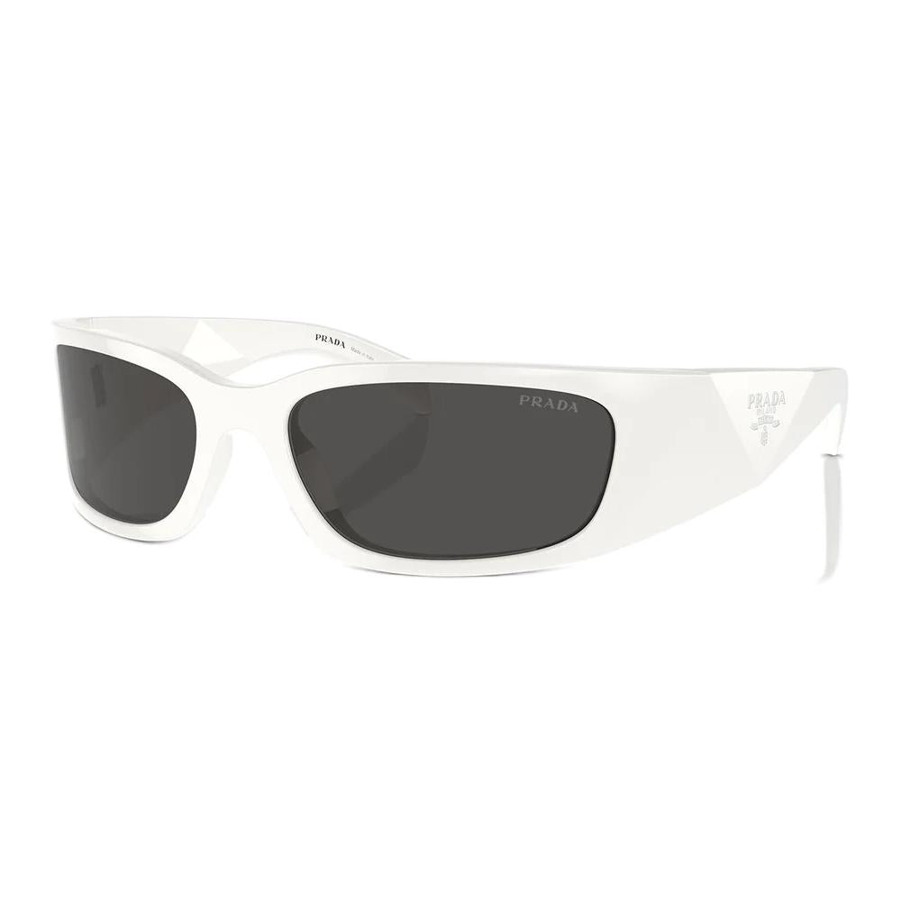 PRADA Eyewear Logo engraved Biker style Sunglasses