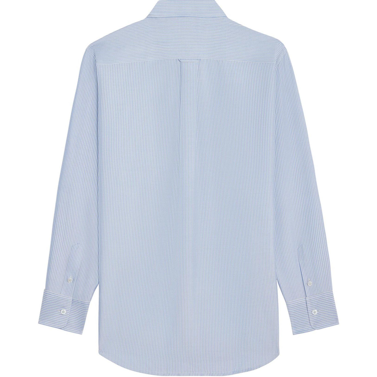 CELINE Tomboy Logo Embroidered Striped Shirt