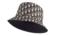 DIOR Reversible Teddy D Small Brim Bucket Hat Oblique