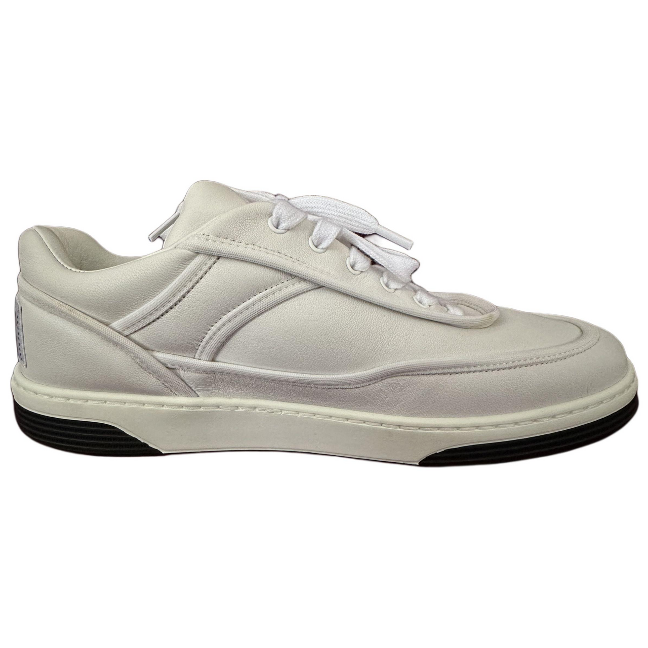 CHANEL Low-Top Skateboard Shoes Women's White