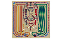 HERMES Silk Scarves Women's Beige Yellow