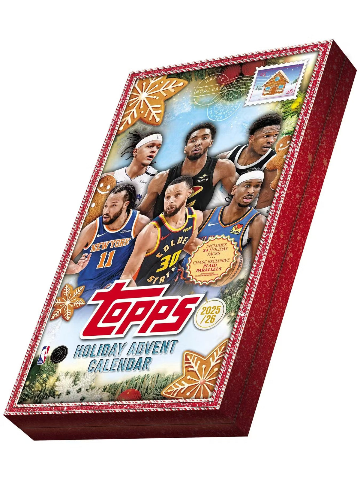 Topps Holiday Basketball 25-26 Countdown Calendar Box 887521151837