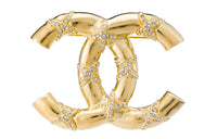 CHANEL 22c Early Spring Brooches Unisex Gold