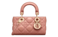DIOR Lady D-JOY Sheepskin Dior Bag Shoulder Bag Crossbody Bag Handbag Extra Mini Women's Pink