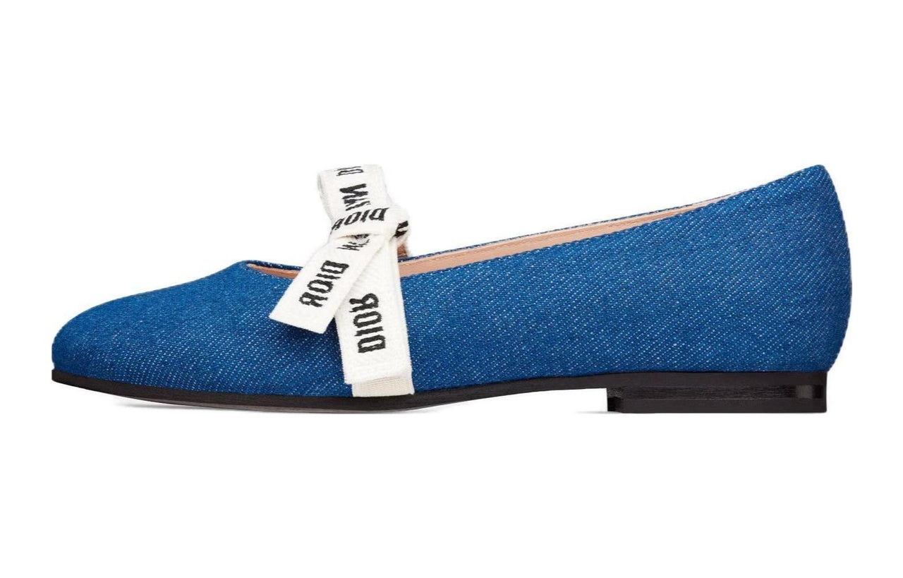 DIOR Miss B Cushioning Wear-Resistant Low-Top Kids Lifestyle Shoes Blue Kids'