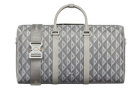 DIOR Leather Luggage Bag Handbag Crossbody Bag Travel Bag Men's Gray