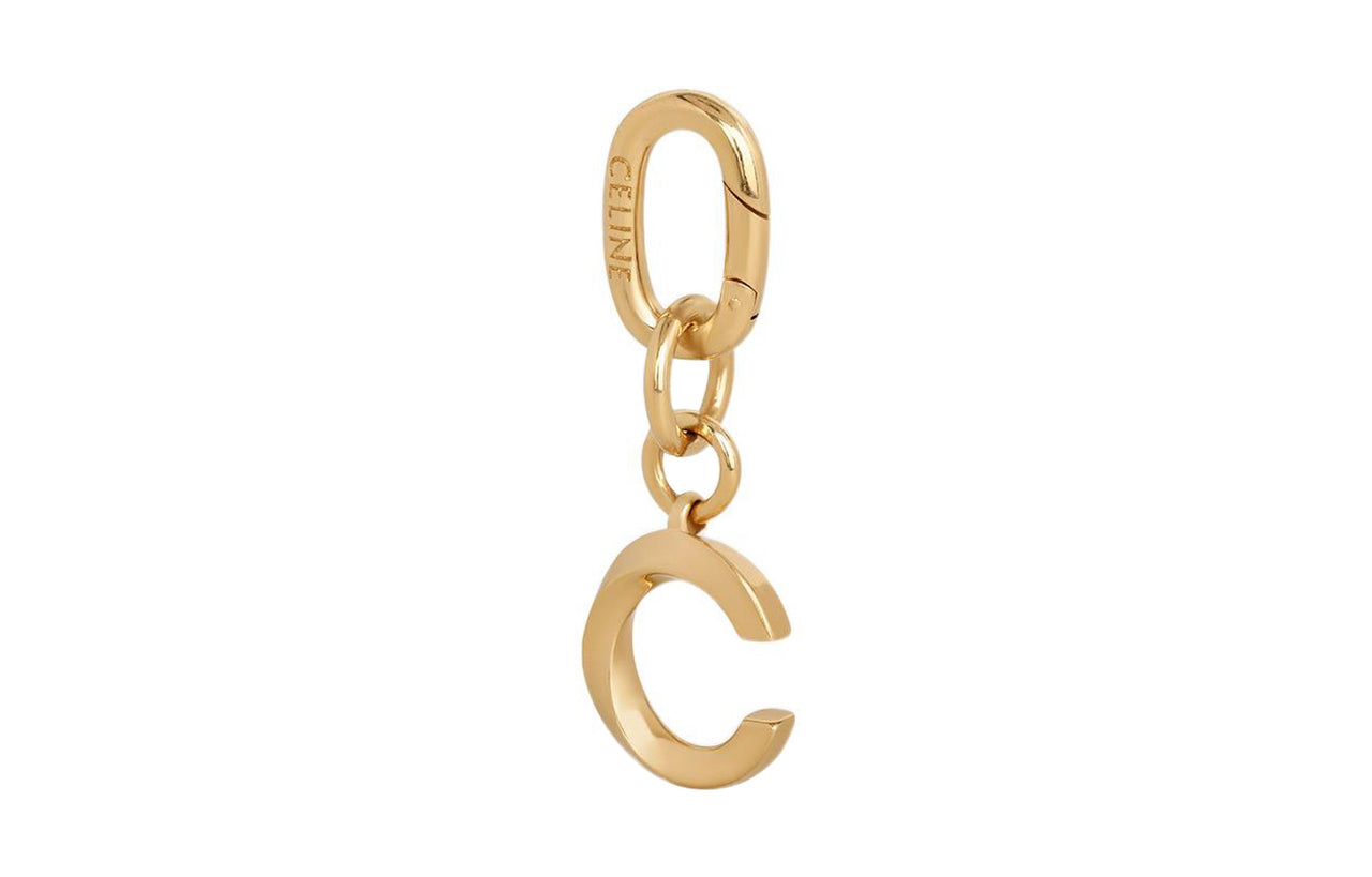 CELINE Brass Pendant Bag Accessory Women's Gold